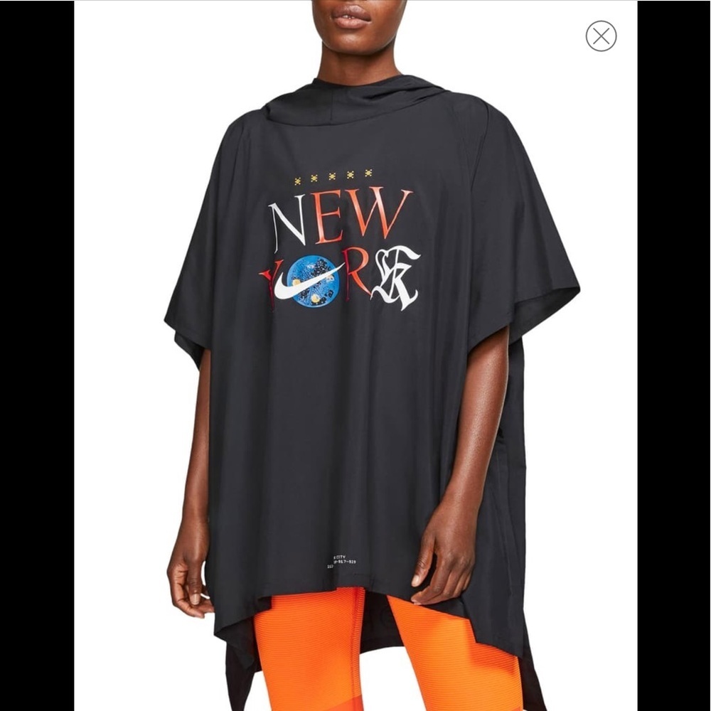 NIKE NEW YORK COTY MARATHON PONCHO NWT L/XL